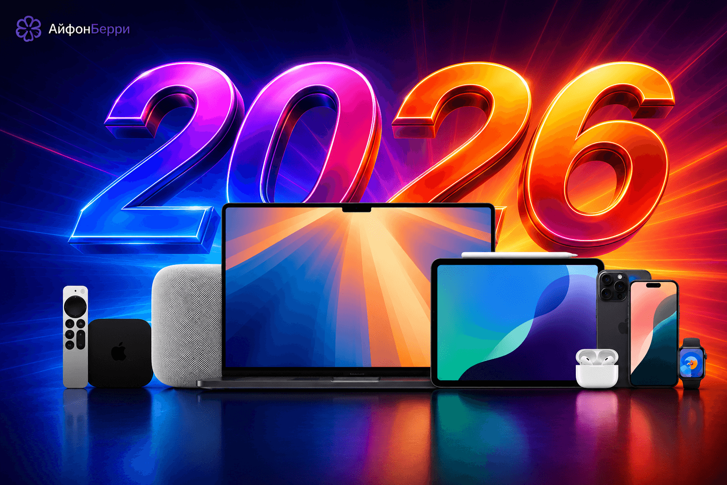 Какие устройства Apple могут выйти до конца 2026 года