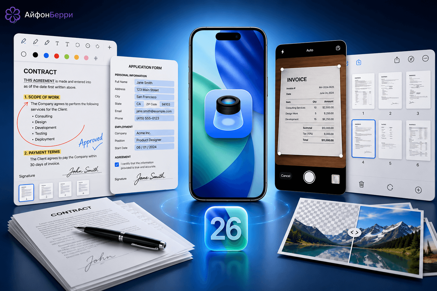 Просмотр в iOS 26: как iPhone заменяет редактор PDF, сканер и конвертер файлов