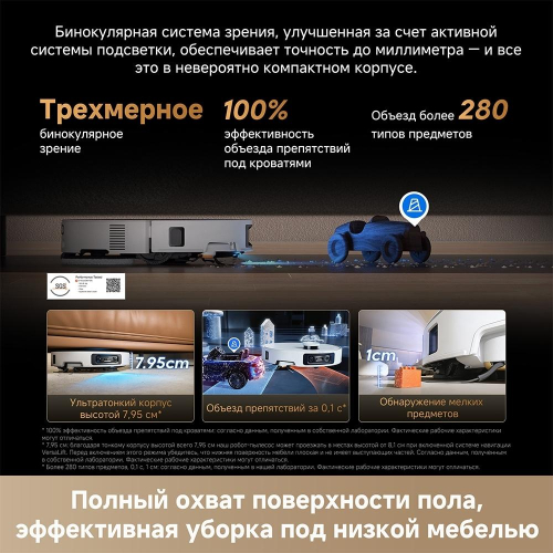 Робот-пылесос Dreame X60 Ultra Complete (White)
