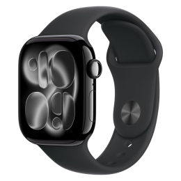 Apple Watch Series 11 Aluminium 42 mm GPS Jet Black Aluminium Sport Band Black
