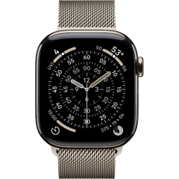 Apple Watch Series 11 Titanium 42 mm GPS Natural Titanium Milanese Loop