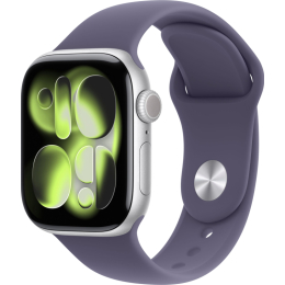 Apple Watch Series 11 Aluminium 42 mm GPS Silver Aluminium Sport Band Purple Fog