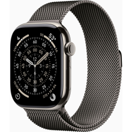 Apple Watch Series 11 Titanium 42 mm GPS Slate Titanium Milanese Loop