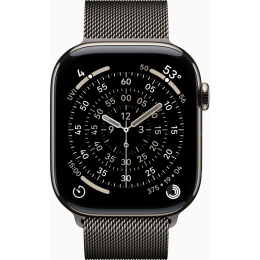 Apple Watch Series 11 Titanium 42 mm GPS Slate Titanium Milanese Loop