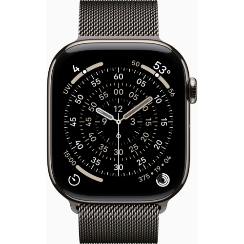 Apple Watch Series 11 Titanium 42 mm GPS Slate Titanium Milanese Loop