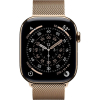 Apple Watch Series 11 Titanium 46 mm GPS Gold Titanium Milanese Loop