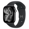 Apple Watch Series 11 Aluminium 46 mm GPS Jet Black Aluminium Sport Band Black