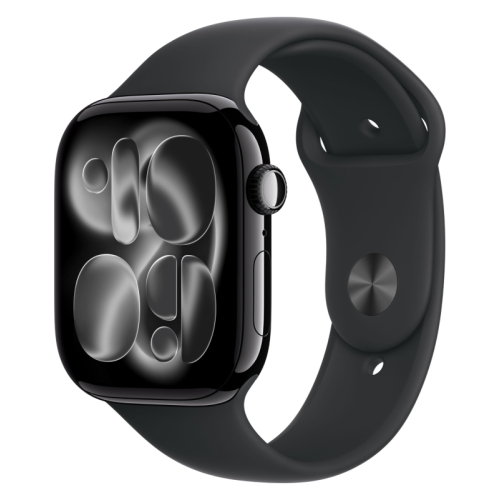 Apple Watch Series 11 Aluminium 46 mm GPS Jet Black Aluminium Sport Band Black
