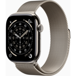 Apple Watch Series 11 Titanium 46 mm GPS Natural Titanium Milanese Loop
