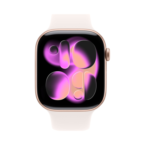 Apple Watch Series 11 Aluminium 46 mm GPS Rose Gold Aluminium Sport Band Light Blush