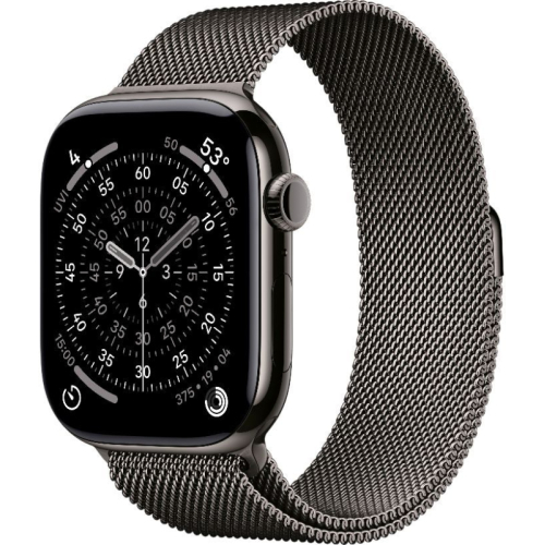 Apple Watch Series 11 Titanium 46 mm GPS Slate Titanium Milanese Loop