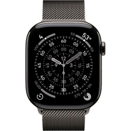 Apple Watch Series 11 Titanium 46 mm GPS Slate Titanium Milanese Loop