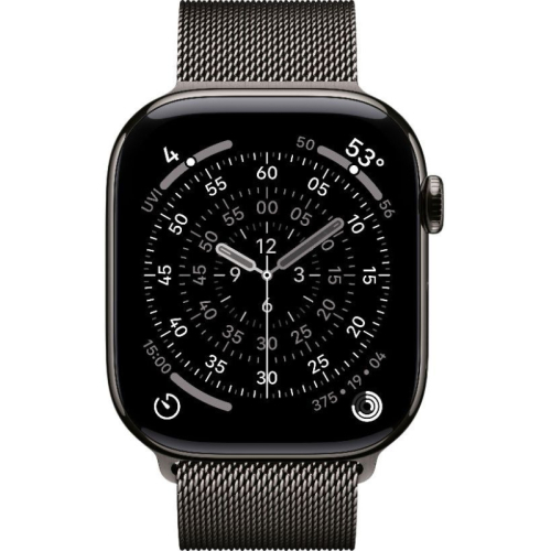 Apple Watch Series 11 Titanium 46 mm GPS Slate Titanium Milanese Loop
