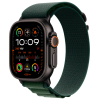 Apple Watch Ultra 2 49 mm GPS + Cellular Black Titanium Alpine Loop Green