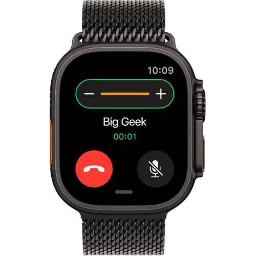 Apple Watch Ultra 2 49 mm GPS + Cellular Black Titanium Titanium Milanese Loop