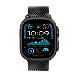 Apple Watch Ultra 2 49 mm GPS + Cellular Black Titanium Titanium Milanese Loop