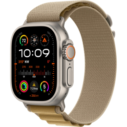 Apple Watch Ultra 2 49 mm GPS + Cellular Natural Titanium Alpine Loop Brown
