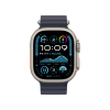 Apple Watch Ultra 2 49 mm GPS + Cellular Natural Titanium Ocean Band Blue