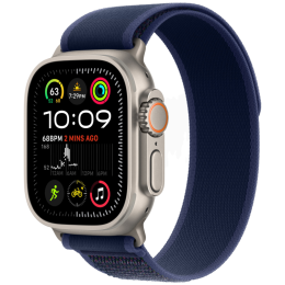 Apple Watch Ultra 2 49 mm GPS + Cellular Natural Titanium Trail Loop Blue
