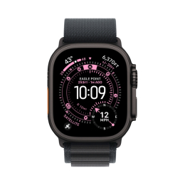 Apple Watch Ultra 3 49 mm GPS + Cellular Black Titanium Alpine Loop Black
