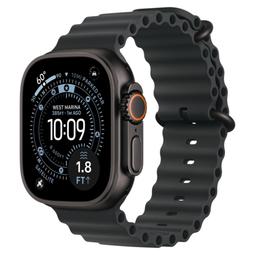 Apple Watch Ultra 3 49 mm GPS + Cellular Black Titanium Ocean Band Black