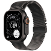 Apple Watch Ultra 3 49 mm GPS + Cellular Black Titanium Titanium Milanese Loop