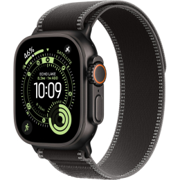 Apple Watch Ultra 3 49 mm GPS + Cellular Black Titanium Trail Loop Black