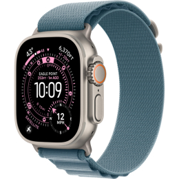 Apple Watch Ultra 3 49 mm GPS + Cellular Natural Titanium Alpine Loop Blue