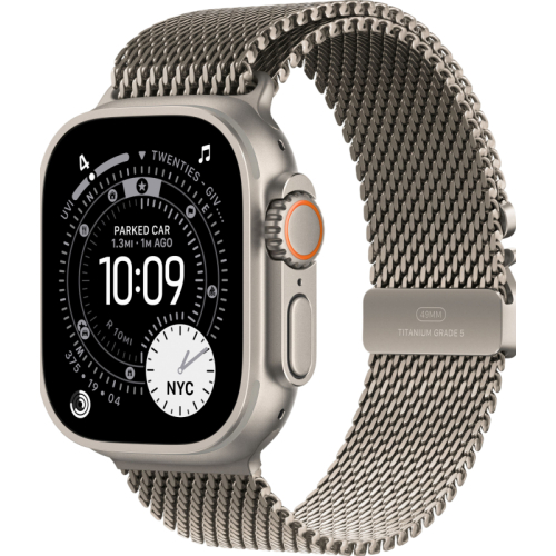 Apple Watch Ultra 3 49 mm GPS + Cellular Natural Titanium Titanium Milanese Loop