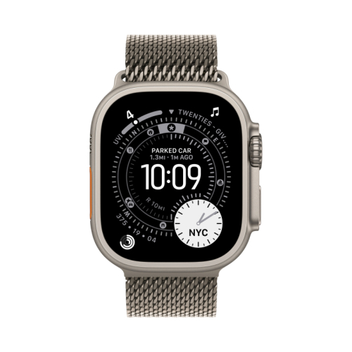 Apple Watch Ultra 3 49 mm GPS + Cellular Natural Titanium Titanium Milanese Loop