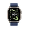 Apple Watch Ultra 3 49 mm GPS + Cellular Natural Titanium Trail Loop Blue